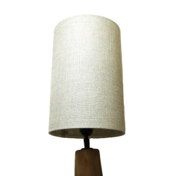 Lampa Rzeźba w kształcie Butli Drewno Teak Podłogowa 115cm